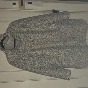 LOFT Gray Textured Jacket